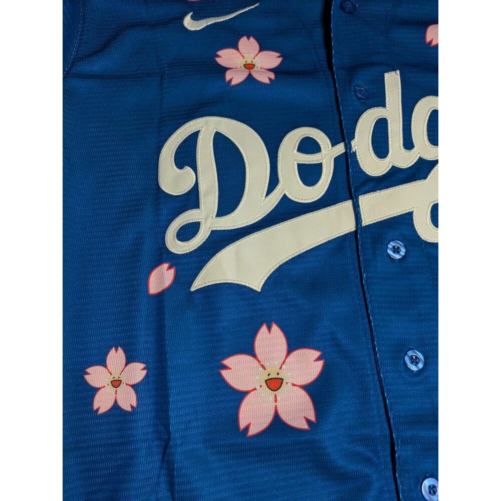 Shohei Ohtani #17 Tokyo Series Cherry Blossom Stitched Dodgers Men's Jersey - Picture 3 of 8
